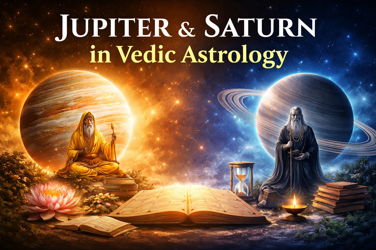 Jupiter and Saturn In Vedic Astrology